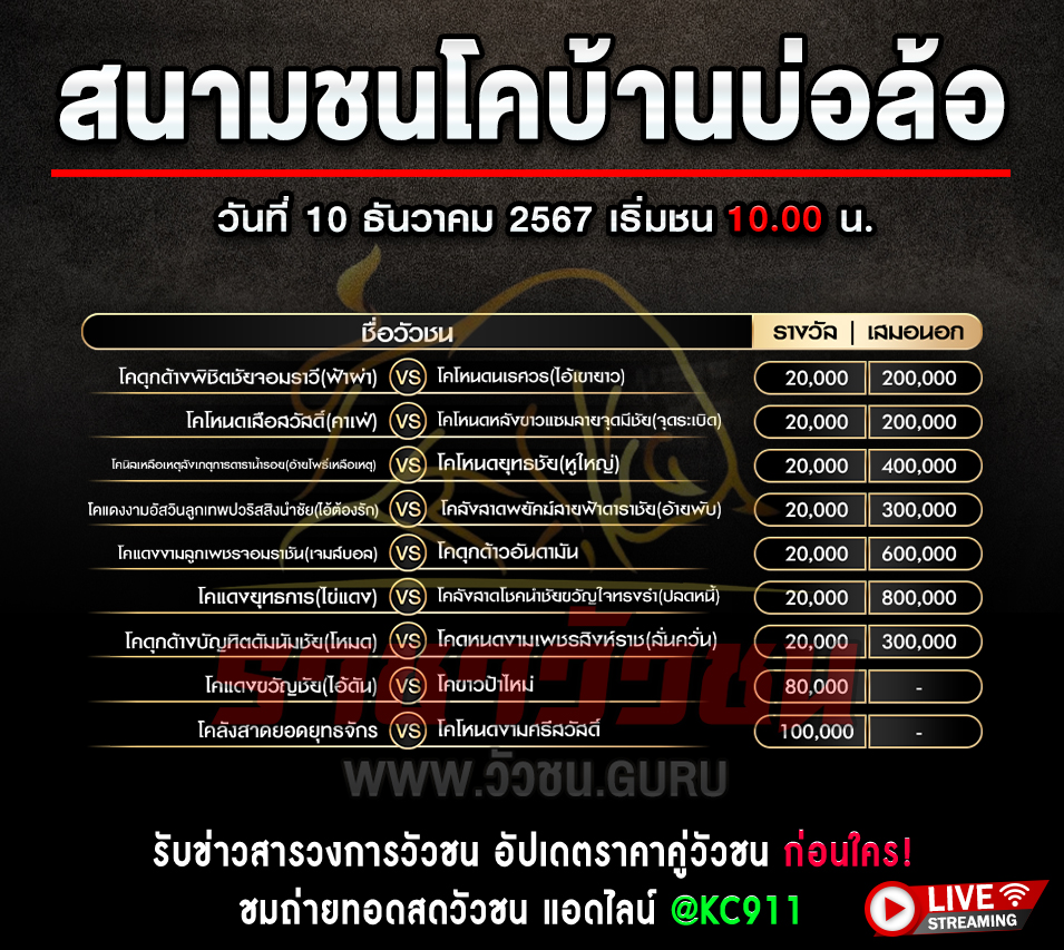 โปรแกรม10-12-2567